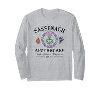 Sassenach Apothecary Scottish Thistle Est 1743 Long Sleeve T-Shirt