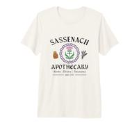 Sassenach Apothecary Scottish Thistle Est 1743 Premium T-Shirt