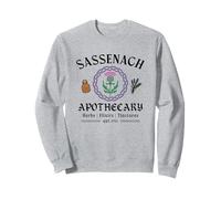 Sassenach Apothecary Scottish Thistle Est 1743 Sweatshirt