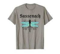 Sassenach Dragonfly Outlander Amber Blue T-Shirt T-Shirt