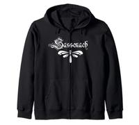 Sassenach Dragonfly Outlander English Scottish T-Shirt Zip Hoodie
