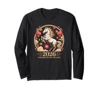 Sassy 2026 Crazy Horse Lady Powered Hay Sass Lunar Rider Long Sleeve T-Shirt