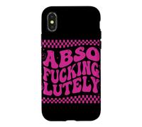 Sassy Adult Offensive Saying Retro Trendy Y2K Mean Girls Case for iPhone X/XS