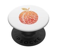 Sassy Apricot Lips Kisses Apricots PopSockets Adhesive PopGrip
