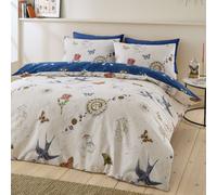 Sassy B Astrology Reversible Single Duvet Cover Set With Pillowcase Cream