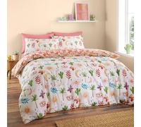 Sassy B Fiesta Reversible Single Duvet Cover Set with Pillowcase Natural