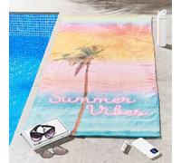 Sassy B Sasssy B Summer Vibes Bright 100% Cotton Beach Towel