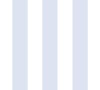 Sassy B Stripe Tease Wallpaper White / Blue