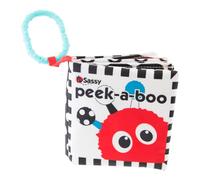 Sassy Baby Black & White Peek-A-Boo Book - 0m+