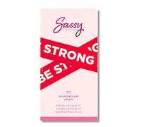 Sassy by Savannah Chrisley Breakup Collection Lip Kit - Contains 2 Balms and Oil to Enhance Your Pout - Nourishing Formulas for Everyday Wear - Luscious and Smoother Results - Heartbreaker - 3 pc