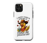 Sassy Duck Cowboy Hat I Shut The Power Off Case for iPhone 11 Pro