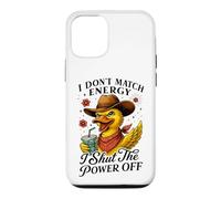Sassy Duck Cowboy Hat I Shut The Power Off Case for iPhone 12/12 Pro