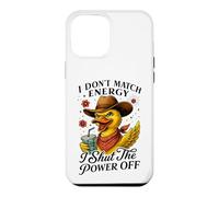 Sassy Duck Cowboy Hat I Shut The Power Off Case for iPhone 12 Pro Max