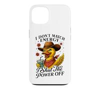 Sassy Duck Cowboy Hat I Shut The Power Off Case for iPhone 13