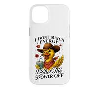 Sassy Duck Cowboy Hat I Shut The Power Off Case for iPhone 14 Plus