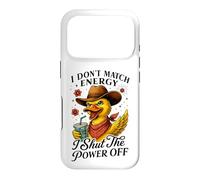 Sassy Duck Cowboy Hat I Shut The Power Off Case for iPhone 17 Pro