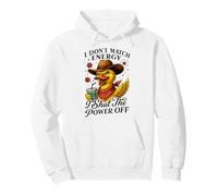 Sassy Duck Cowboy Hat I Shut The Power Off Pullover Hoodie