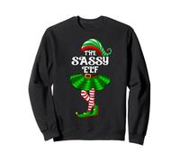Sassy Elf Squad Xmas Family Group Matching Christmas Sweatshirt