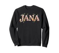 Sassy First Name JANA Cottagecore Girl Personalized Birthday Sweatshirt