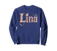 Sassy First Name LINA Girl Cottagecore Birthday Party Outfit Sweatshirt