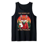 Sassy Fox Professional Boundaries Sarcastic Gift Tank Top