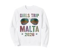 Sassy GIRLS TRIP MALTA 2026 Travel Swim Vacation Matching Sweatshirt