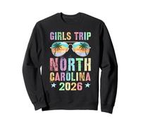 Sassy GIRLS TRIP NORTH CAROLINA 2026 Vacation Swim Vacay Sweatshirt
