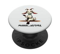 Sassy Goat Meeeh Autiful Pun Cute Animal Humor Design PopSockets Adhesive PopGrip