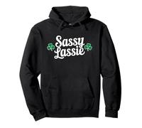 Sassy Lassie St Patricks Day Irish Drinking Pullover Hoodie