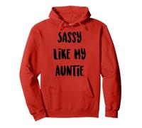 Sassy Like My Auntie, Matching Family, Cute Niece Gifts Pullover Hoodie