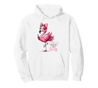 Sassy Pink Flamingo Whatever You Do Do It Like A Boss Pullover Hoodie