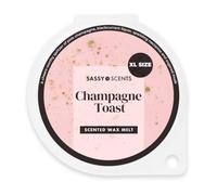 Sassy Scents Champagne Toast Wax Melts | Up to 108 Hours Burn Time | Made in the UK | 70g XL