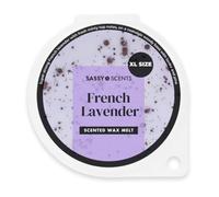 Sassy Scents French Lavender Wax Melts | Up to 108 Hours Burn Time | Made in The UK | 70g XL