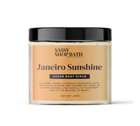 Sassy Scents Janeiro Sunshine Sugar Body Scrub | Exfoliating + Hydrating | Soft Smooth Skin | 400g