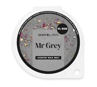 Sassy Scents Mr Grey Wax Melts | Up to 108 Hours Burn Time | Made in the UK | 70g XL