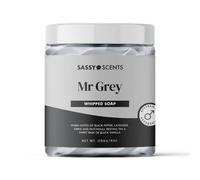 Sassy Scents Mr Grey Whipped Soap | Cleansing + Nourishing | Gentle For All Skin Types | 115g