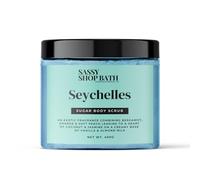 Sassy Scents Seychelles Sugar Body Scrub | Inspired by T.he W.hite C.ompany S.eychelles | Exfoliating + Deeply Hydrating | Smooth Soft Skin | Vegan-Friendly | Cruelty-Free | Handmade in the UK | 400g