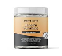 Sassy Shop Bath - Whipped Soap, Janeiro Sunshine - Cleanse and Nourish the Skin, With an Uplifting Fragrance - Gentle and Suitable for all Skin Types - Vegan Friendly - 115g