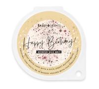 Sassy Shop Wax - Scented Wax Melt, Happy Birthday - Organic Soy Blend Wax Melts - Luxurious, Long-Lasting Fragrances for Any Living Space - Vegan Friendly, XL Size 70g