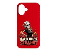 Sassy Skeleton Roses Back Pain Aging Humor Hot Flash Case for iPhone 16