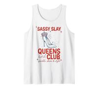 Sassy Slay Queens Club Sparkle Shine Style Pride Tank Top
