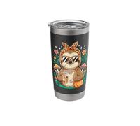 Sassy Sloth Boba Milk Tea Sloths Stainless Steel Insulated Tumbler