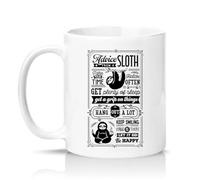 Sassy Souls Advice from A Sloth Take Your Time Relax Often Get Plenty of Sleep 11oz Ceramic Novelty Mug Sloth Lovers Animal Tea Coffee Cup Gift White