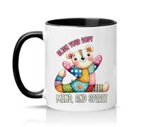 Sassy Souls Align Your Body Mind and Spirit Womens 11oz Ceramic Novelty Mug Yoga Mindfulness Self Care Wellness Tea Coffee Cup Birthday Gift Black