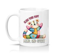 Sassy Souls Align Your Body Mind and Spirit Womens 11oz Ceramic Novelty Mug Yoga Mindfulness Self Care Wellness Tea Coffee Cup Birthday Gift White