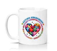 Sassy Souls Awareness Support Acceptance Inclusion Respect Love 11oz Ceramic Novelty Mug Tea Coffee Cup White
