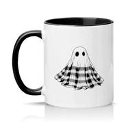 Sassy Souls Cute Ghost 11oz Ceramic Novelty Mug Halloween Tea Coffee Cup Autumn Drinkware Black