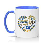 Sassy Souls Down Syndrome Awareness 47 Brave Loved 321 Strong Kindness 11oz Ceramic Novelty Mug Down Syndrome Health Awareness Tea Coffee Cup Gift Blue