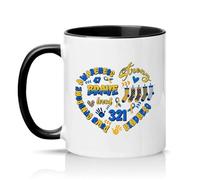 Sassy Souls Down Syndrome Awareness 47 Brave Loved 321 Strong Kindness 11oz Ceramic Novelty Mug Down Syndrome Health Awareness Tea Coffee Cup Gift Black