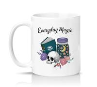 Sassy Souls Everyday Magic 11oz Ceramic Novelty Mug Witchy Book Lover Mystical Aesthetic Tea Coffee Cup Gift White